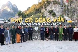 In Dong Van, the beauty of karst formations formed hundreds of millions of years ago remains the soul of the journey. (Photo: VNA)