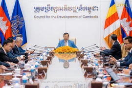 Cambodian Prime Minister Samdech Moha Bovor Thipadei Hun Manet, who is also head of the Cambodia Development Council (CDC), chairs the council’s meeting on December 20 in Phnom Penh. (Photo: phnompenhpost.com)