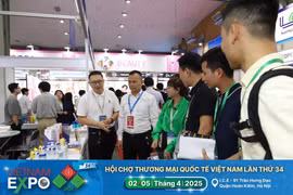 he 34th Vietnam International Trade Fair (Vietnam Expo 2025) is scheduled to take place in Hanoi from April 2 to 5. (Photo: VNA)