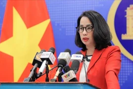 Spokeswoman of the Vietnamese Ministry of Foreign Affairs Pham Thu Hang (Photo: VNA)