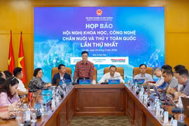 At the press briefing on the first national conference on livestock and veterinary science and technology (Photo: VNA)