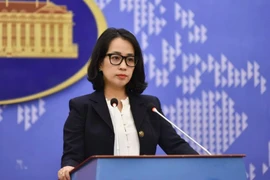 Spokesperson of the Vietnamese Ministry of Foreign Affairs Pham Thu Hang (Photo: VNA)