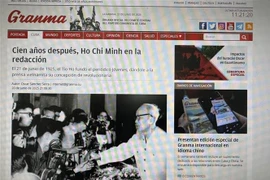 In his article, Oscar Sanchez Serra highlights President Ho Chi Minh’s founding of the Thanh Nien (Young People) newspaper on June 21, 1925, which marked the birth of Vietnam's revolutionary press. (Photo: VNA)