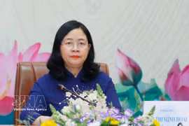 Vietnam Fatherland Front Central Committee President Bui Thi Minh Hoai (Photo: VNA)