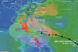 Typhoon Nongfa is expected to make landfall on August 30 evening. (Photo: VNA)