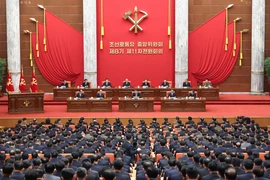 At the Enlarged Meeting of the Eleventh Plenary Meeting of the Eighth Central Committee of the Workers' Party of Korea (WPK) held in Pyongyang from December 23 to 27. (Photo: VNA)