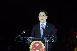 State President Luong Cuong speaks at the ceremony marking the 80th anniversary of Vietnam’s National Day in New York on September 22 (local time) (Photo: VNA)