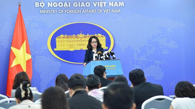 Spokeswoman of the Ministry of Foreign Affairs Pham Thu Hang. (Photo: VNA)