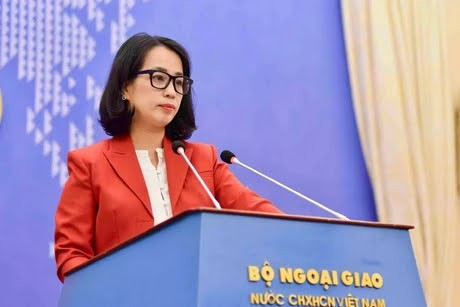 Spokesperson of the Ministry of Foreign Affairs Pham Thu Hang. (Photo: VNA)