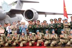 Nearly 250 officers, soldiers depart for UN peacekeeping mission
