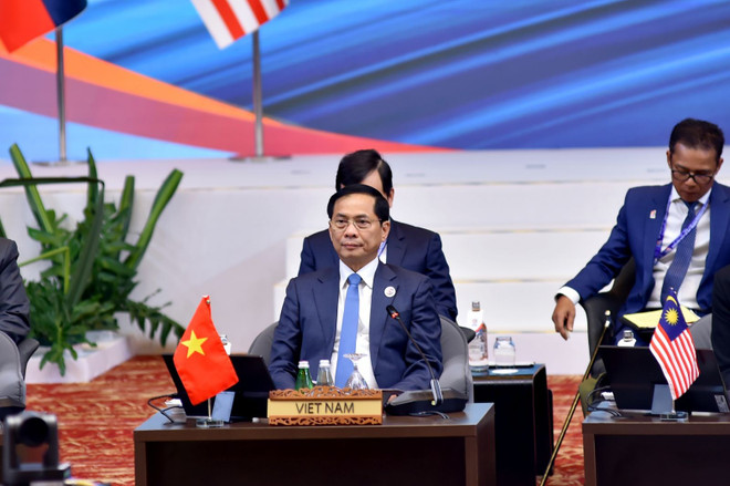 Deputy Prime Minister and Minister of Foreign Affairs Bui Thanh Son at the event (Photo: Ministry of Foreign Affairs) bui-thanh-son.jpg