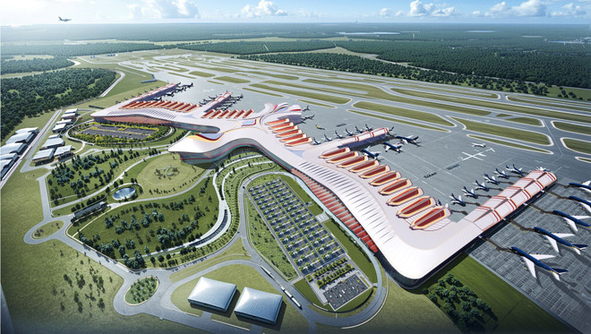 The passenger terminal will be inspired by the image of the phoenix. (Photo: Sun Group) cang-hkqt-phu-quoc.jpg