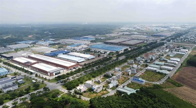 The Vietnam - Singapore Industrial Park (VSIP) in Tan Uyen township of Binh Duong province. (Photo: VNA) vsip.jpg