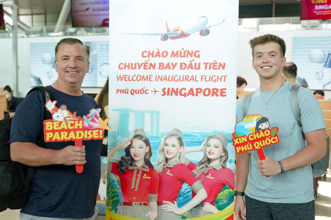 The Singapore – Phu Quoc route was officially launched on May 30, operating four return flights per week on Mondays, Wednesdays, Fridays, and Sundays. (Photo: Vietjet) phu-quoc-singapore.jpg