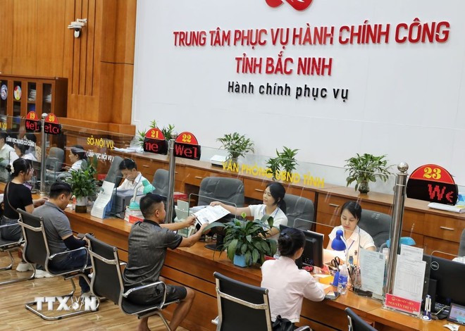 The Bac Ninh provincial public administrative service centre (Photo: VNA) pe.jpg