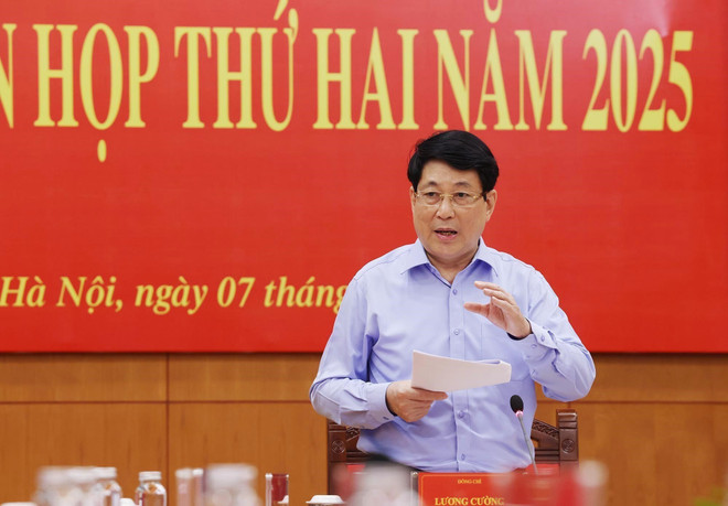 State President Luong Cuong speaks at the event (Photo: VNA) luong-cuong-vna.jpg