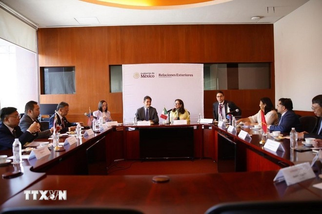 An overview of the meeting (Photo: VNA) meeting.jpg