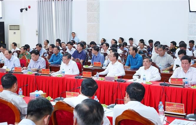 Officials at the conference (Photo: VNA) Officials at the conference (Photo: VNA)