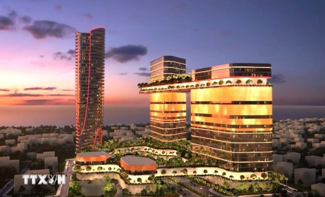 A business centre in Da Nang city (Photo: VNA) cd.jpg