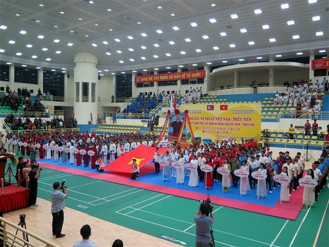 The 2025 National Traditional Martial Arts Club Championship kicks off on April 22. (Photo: VNA) khai-mac.jpg