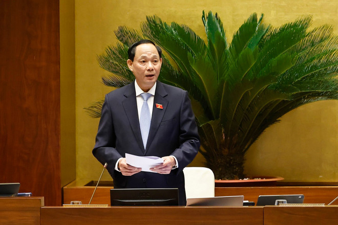 Vice Chairman of the National Assembly Tran Quang Phuong speaks at the event (Photo: VNA) pho-chu-tich-qh.jpg
