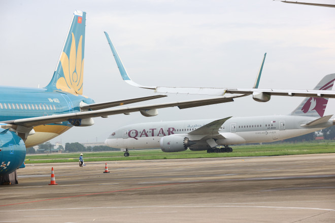 Aircraft at the Noi Bai international airport in Hanoi (Photo: VNA) noi-bai.jpg