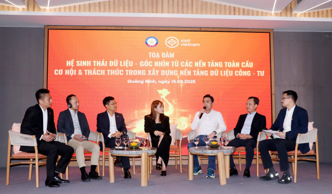At the conference on tourism data in digital economic development in Quang Ninh on August 15 (Photo: VNA)