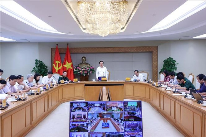 The National Steering Committee for Illegal, Unreported and Unregulated (IUU) Fishing Prevention and Control convenes in Hanoi, August 1, 2025. (Photo: VNA) thu-tuong-hong-ha.jpg