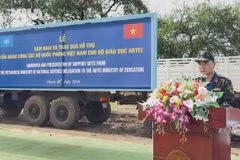 Vietnamese peacekeepers help rebuild school in Abyei
