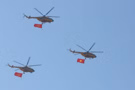Full-dress rehearsal for grand parade marking 50th reunification anniversary held