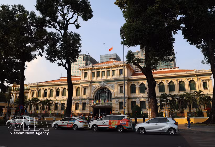Ho Chi Minh City Post Office, one of the city’s most popular attractions drawing large numbers of international visitors. (Photo: VNA)
