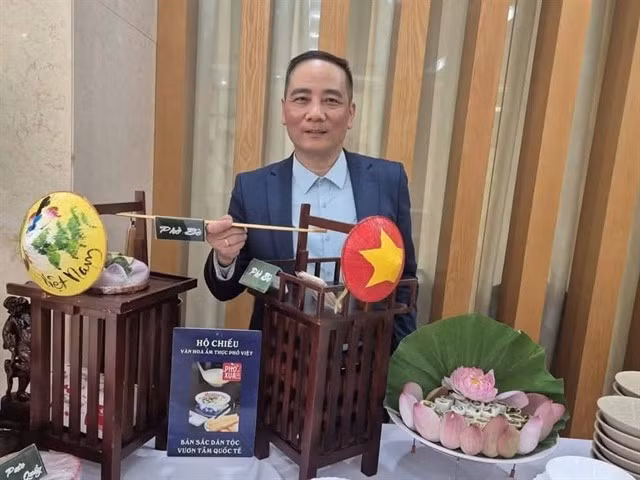 Mai Hai Lam, an overseas Vietnamese in Poland and chairman of We Love Pho. (Photo courtesy of Mai Hai Lam)