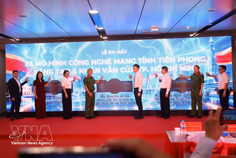 Ho Chi Minh City launches three innovative and people-centred digital transformation models. (Photo: VNA)