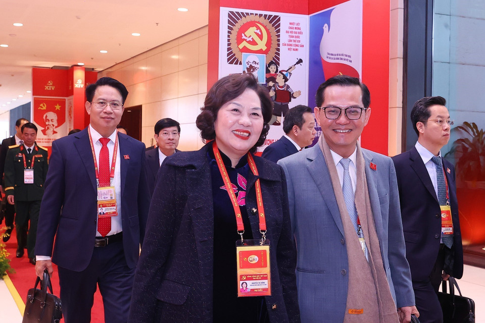 Delegates attend the closing session. (Photo: VNA)