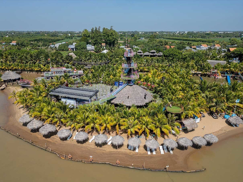 Con En ecotourism site (Cu Lao Gieng commune) was recognised as a typical tourism destination of the Mekong Delta in 2024. (Photo: Khanh Hoa – VNA)