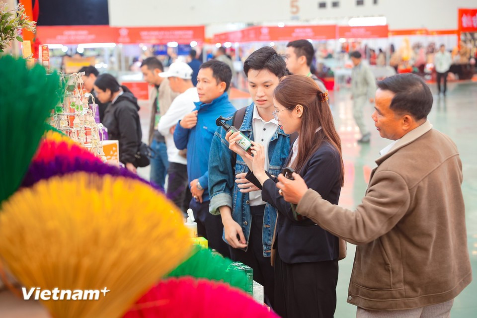 Visitors can take a tour across Vietnam at Spring Fair 2026. (Photo: Hoai Nam/Vietnam+)