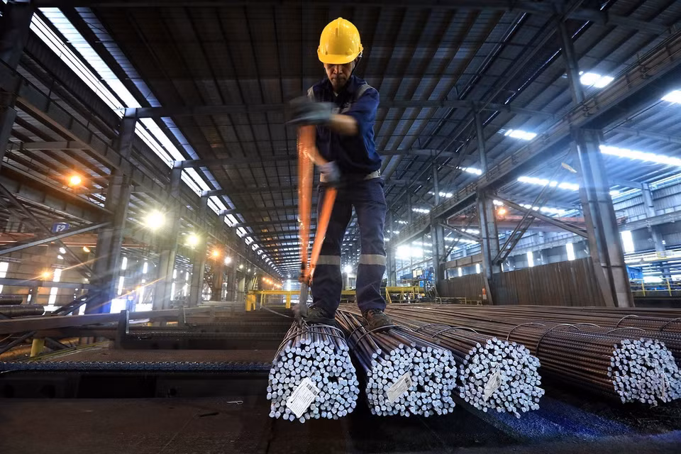 The construction steel sector shows signs of recovery. (Photo: VNA)