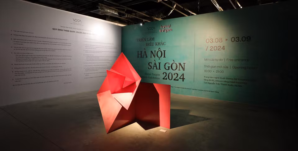 Vincom Center for Contemporary Art is the venue showcasing the "Hanoi-Saigon Sculpture" exhibition. (Photo: VNA)