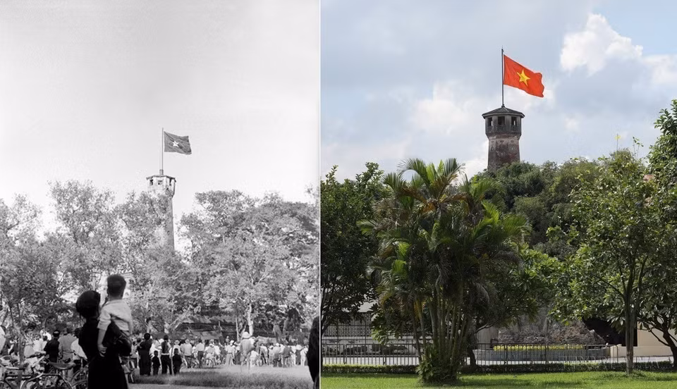 Hanoi Flag Tower, standing for over 200 years, has witnessed the capital's historical ups and downs, yet remains tall and proud. (Photo: VNA)