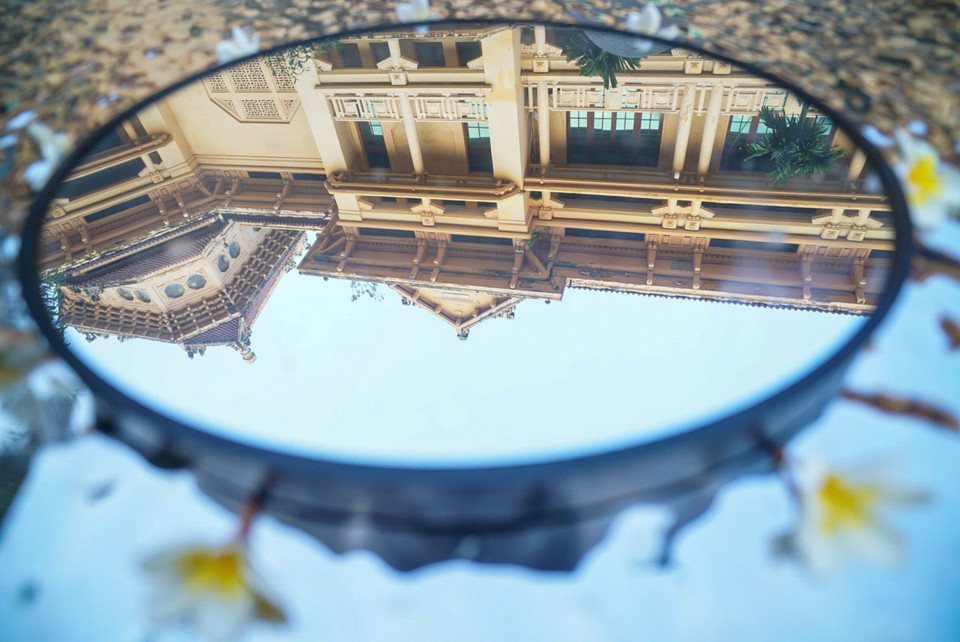 The French-style roof of the National Museum of History. (Photo: VNA)