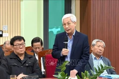 Professor Dr. Dao Xuan Hoc, President of the Vietnam Irrigation Association (Photo: VNA)