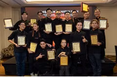 The top 14 contestants of Top Chef Vietnam 2026. (Photo: vtv.vn)