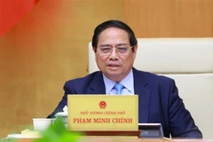 PM Pham Minh Chinh speaks at the meeting. (Photo: VNA)