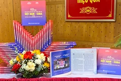 The book, entitled "65 Years of Fostering the Exemplary and Loyal Friendship between Vietnam and Cuba". (Photo: VNA)