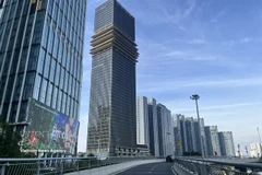 Real estate developments in downtown HCM City (Photo: VNA)