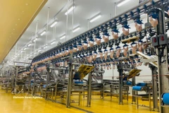 Inside a modern poultry processing factory (Photo: VNA)