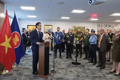 Ambassador Do Hung Viet, Permanent Representative of Vietnam to the UN speaks at the event. (Photo: VNA)