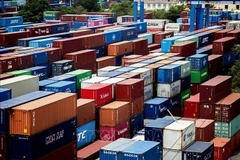 A container storage yard at Cat Lai Port in Ho Chi Minh City (Photo: VNA)