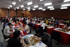 At the first competition day of the tournament (Photo: VNA)