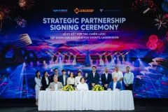 Sun Group officially signed a strategic partnership with H2O Events and LaserVision. (Sun Group)
